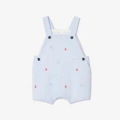 Jacadi Spieler, Latzhosen, Ensembles>Kurze Latzhose für Jungen BLAU/MEHRFARBIG