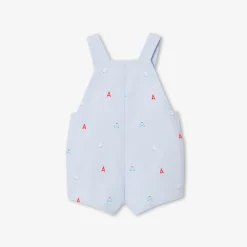 Jacadi Spieler, Latzhosen, Ensembles>Kurze Latzhose für Jungen BLAU/MEHRFARBIG