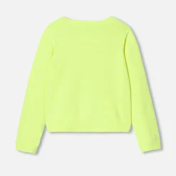 Jacadi Pullover, Sweatshirts, Strickjacken>Kurzes Strickjacke für Mädchen NEON GELB