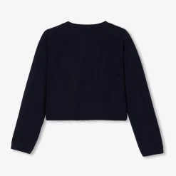 Jacadi Pullover, Sweatshirts, Strickjacken>Kurzes Strickjacke für Mädchen MARINEBLAU JACADI