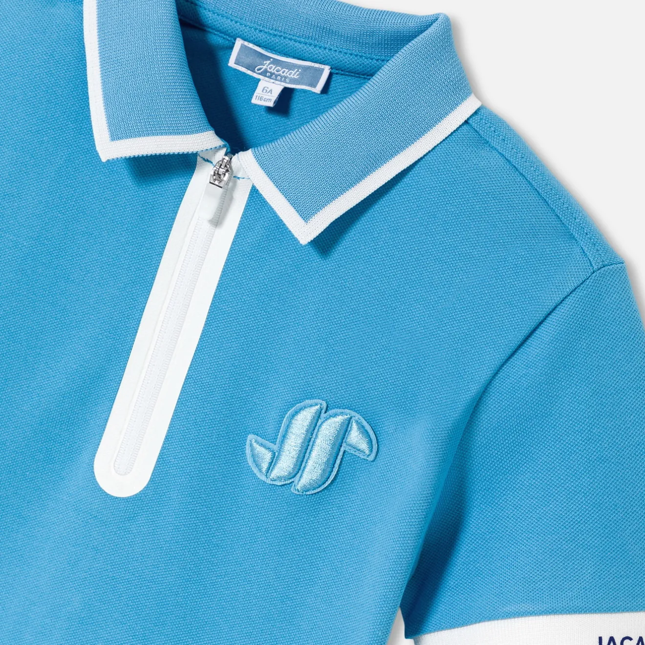Jacadi T-Shirts, Polos, Langarmshirts>Kurzärmeliges Poloshirt für Jungen HIMMELBLAU