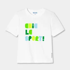 Jacadi T-Shirts, Polos, Langarmshirts>Kurzärmeliges T-Shirt für Kinder JACADI WEISS
