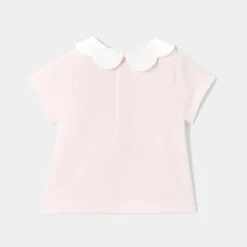Jacadi T-Shirts, Polos, Langarmshirts>Kurzärmeliges T-Shirt für Mädchen ROSA PUDER JACADI