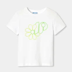 Jacadi T-Shirts, Polos, Langarmshirts>Kurzärmeliges T-Shirt für Mädchen JACADI WEISS