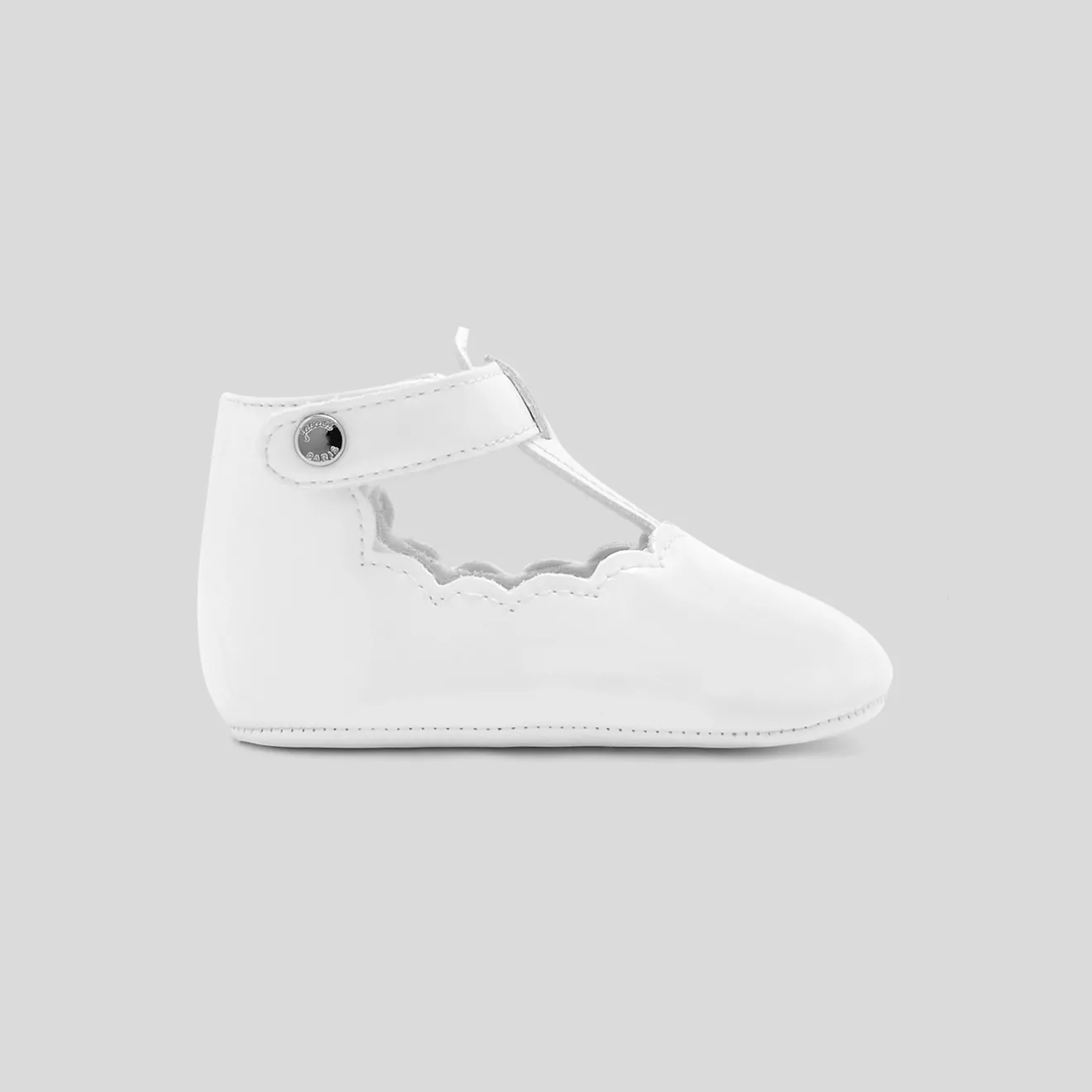 Jacadi Ballerinas & Riemchenschuhe|Socken, Strumpfhosen Und Stiefelchen>Lackierte Riemchenschuhe für Mädchen JACADI WEISS