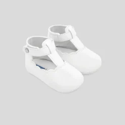 Jacadi Ballerinas & Riemchenschuhe|Socken, Strumpfhosen Und Stiefelchen>Lackierte Riemchenschuhe für Mädchen JACADI WEISS