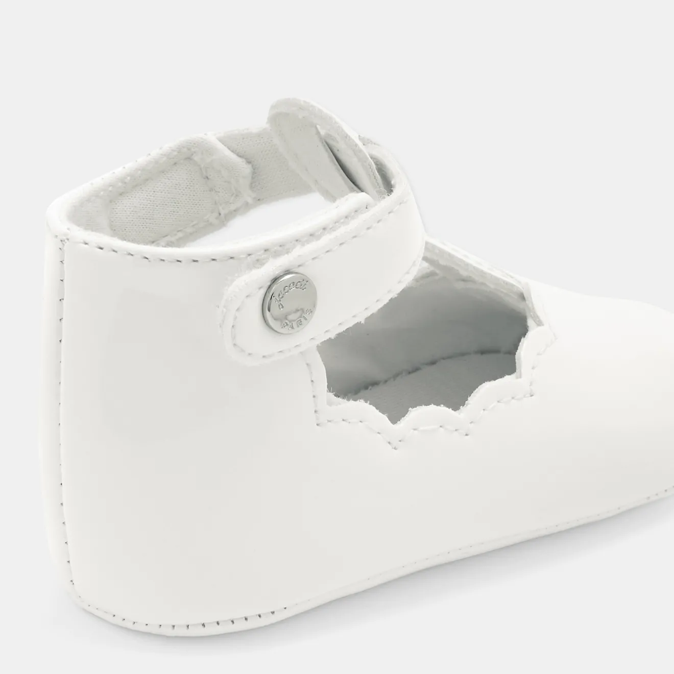 Jacadi Ballerinas & Riemchenschuhe|Socken, Strumpfhosen Und Stiefelchen>Lackierte Riemchenschuhe für Mädchen JACADI WEISS