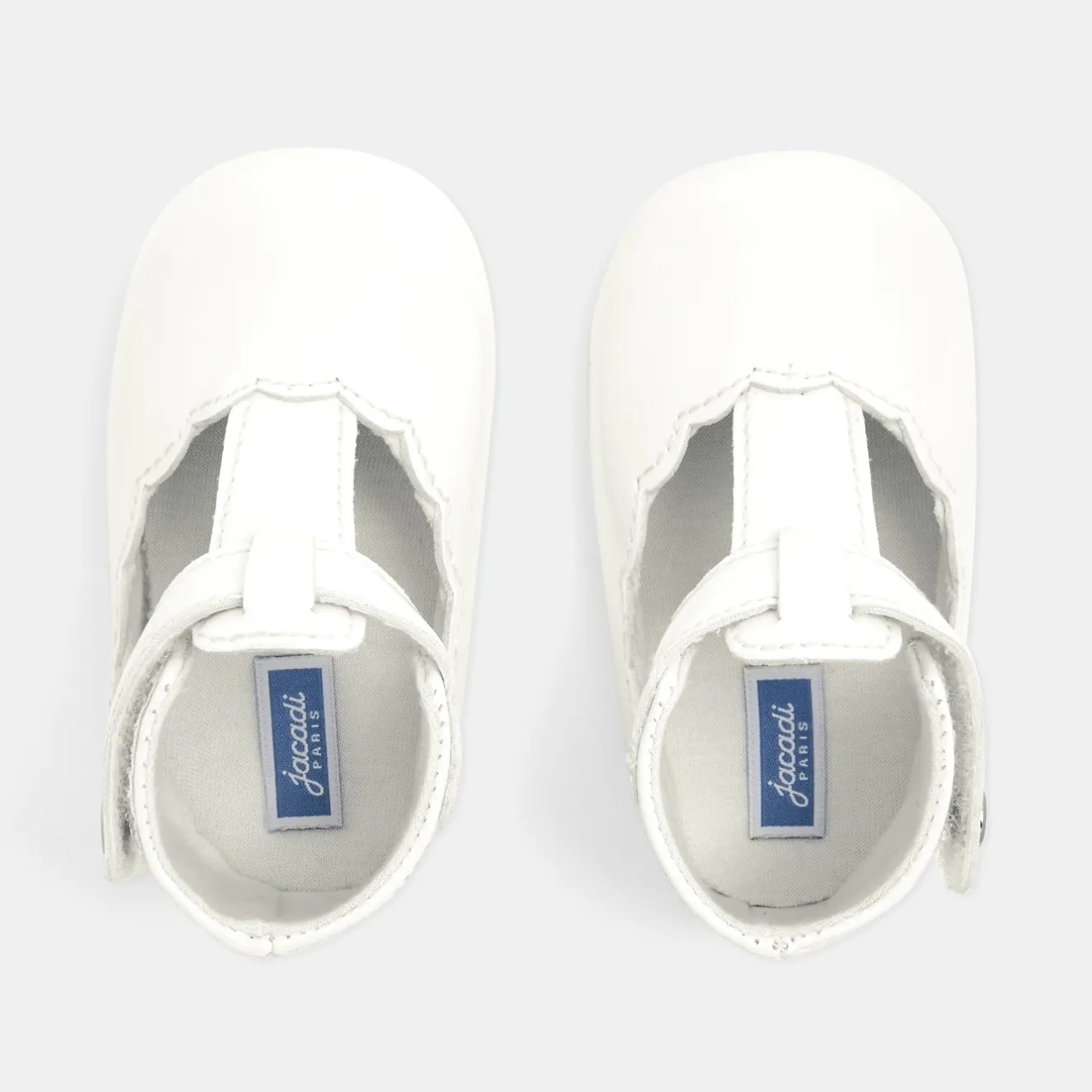 Jacadi Ballerinas & Riemchenschuhe|Socken, Strumpfhosen Und Stiefelchen>Lackierte Riemchenschuhe für Mädchen JACADI WEISS