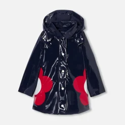 Jacadi Jacken & Mäntel>Lack-Regenmantel für Mädchen MARINEBLAU JACADI
