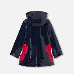 Jacadi Jacken & Mäntel>Lack-Regenmantel für Mädchen MARINEBLAU JACADI