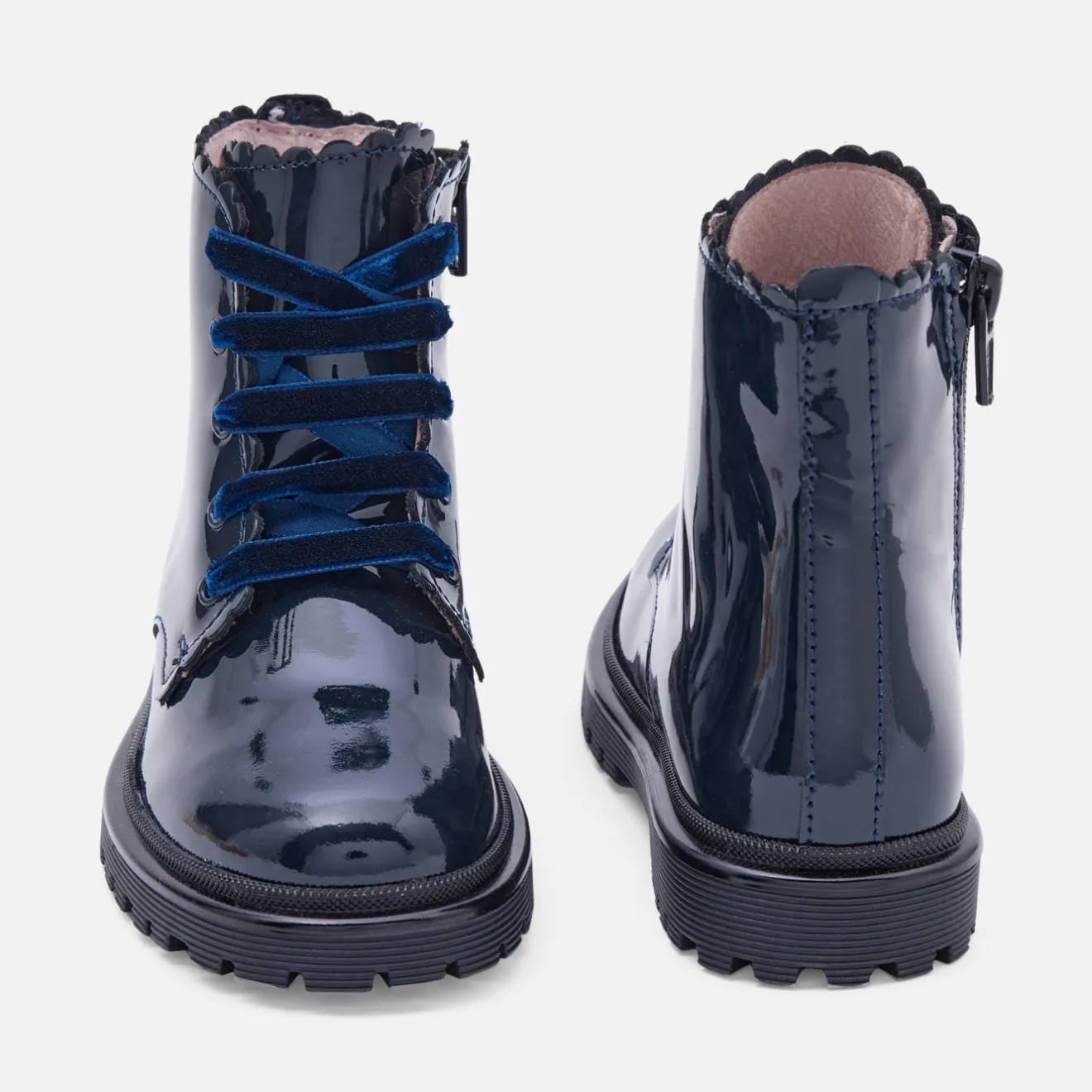 Jacadi Stiefeletten>Lackstiefel für Mädchen MARINEBLAU JACADI