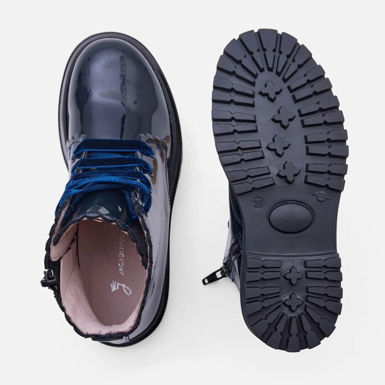 Jacadi Stiefeletten>Lackstiefel für Mädchen MARINEBLAU JACADI