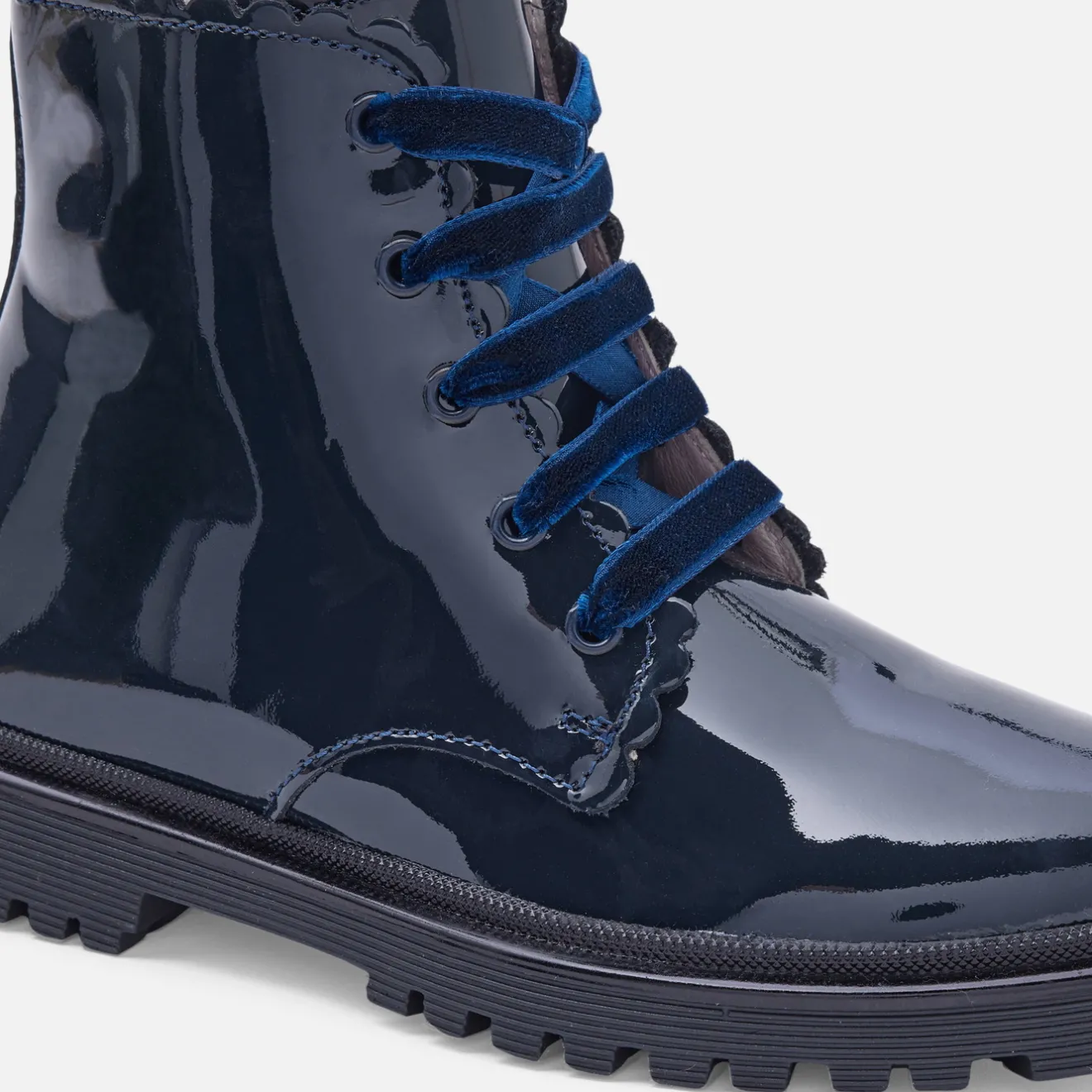 Jacadi Stiefeletten>Lackstiefel für Mädchen MARINEBLAU JACADI