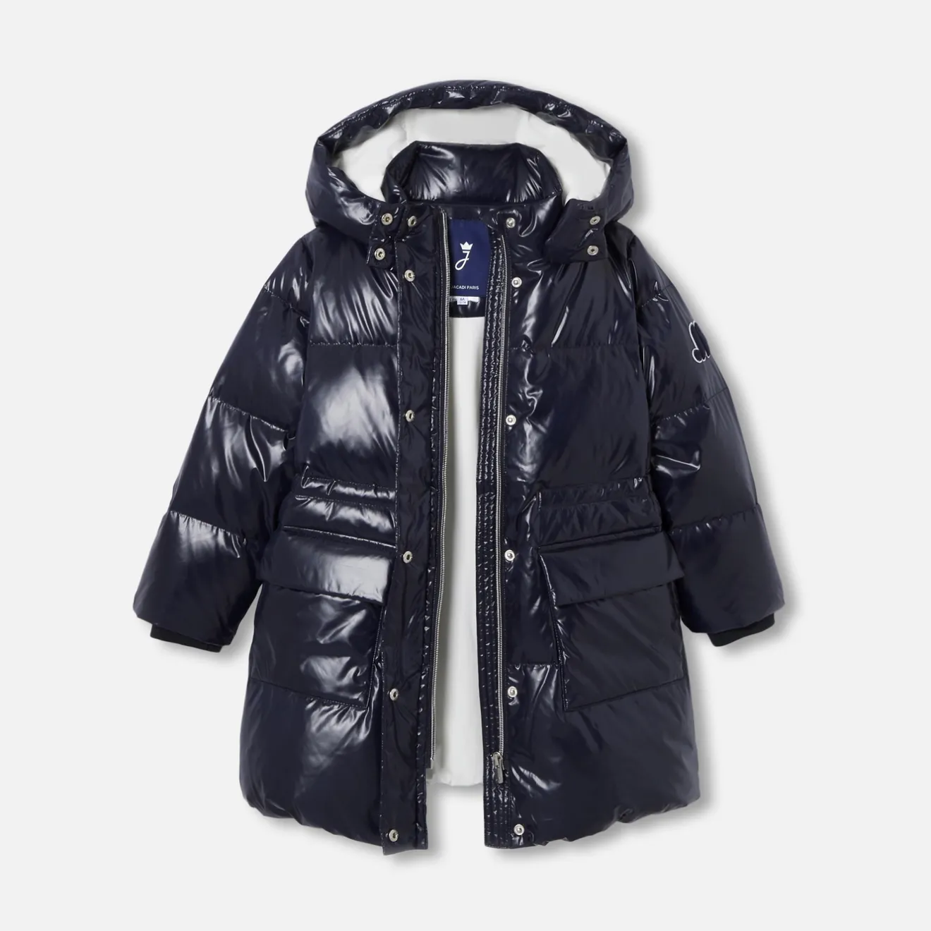 Jacadi Jacken & Mäntel>Lange Steppjacke für Mädchen MARINEBLAU JACADI