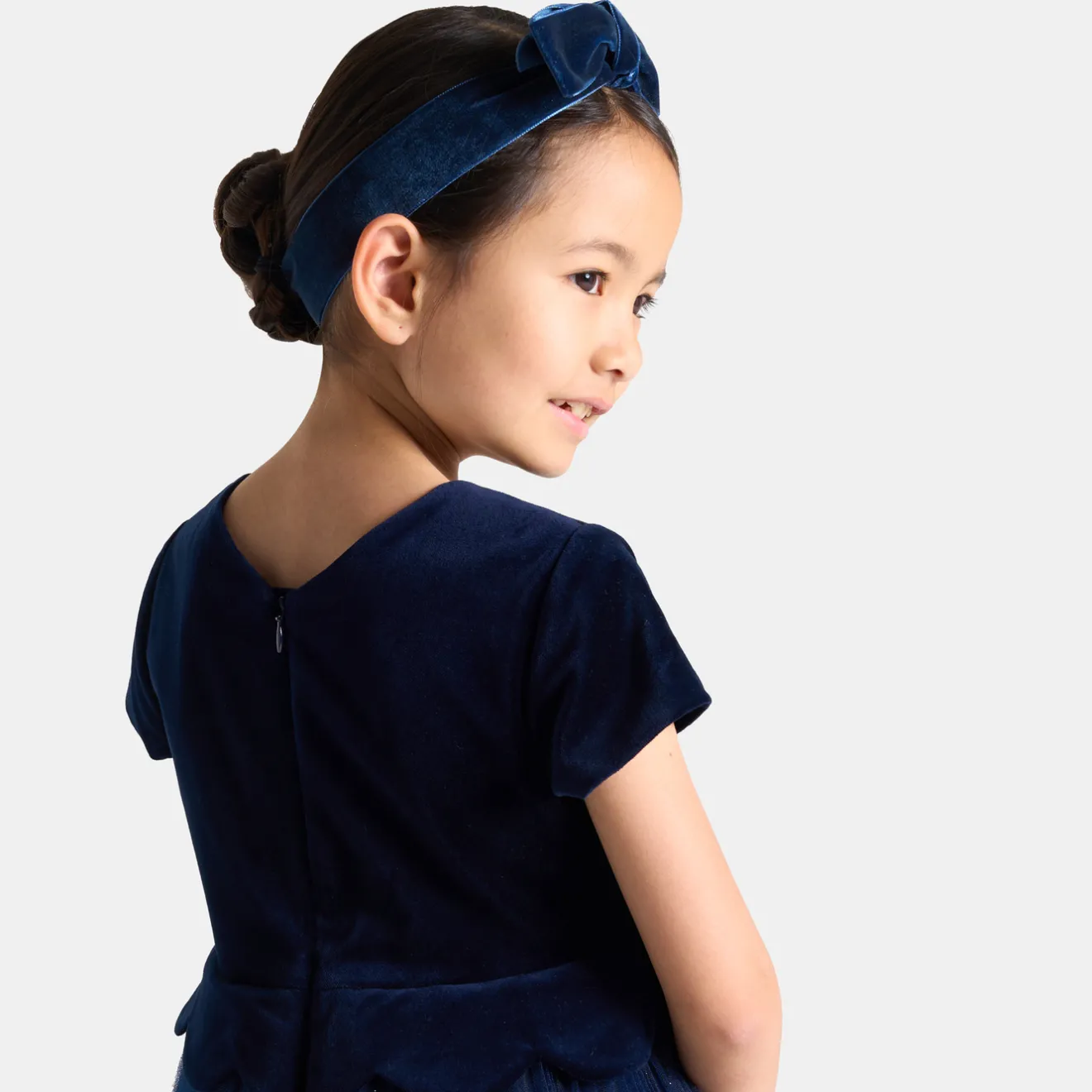 Jacadi Kleider & Röcke>Langes Kleid für Mädchen MARINEBLAU JACADI
