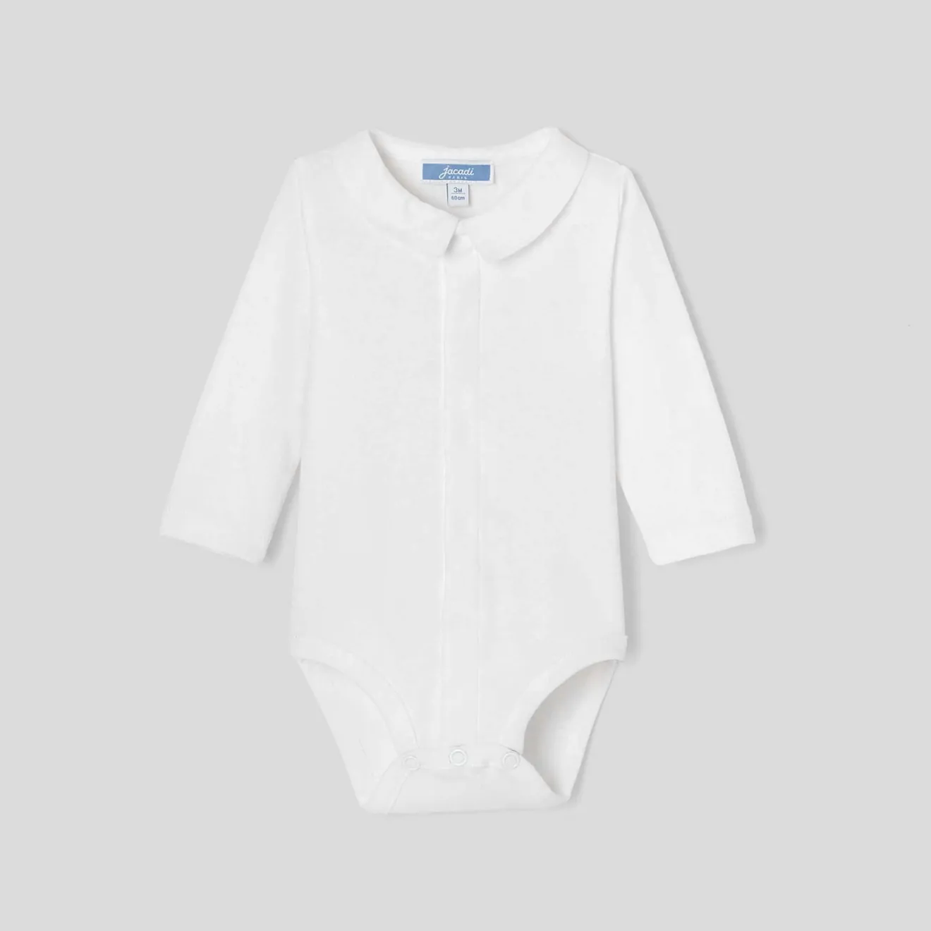 Jacadi Bodies>Langärmeliger Body für Jungen JACADI WEISS