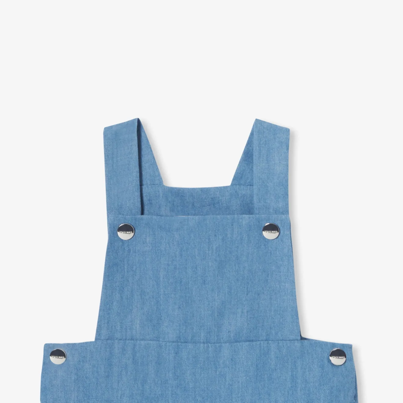 Jacadi Spieler, Latzhosen, Ensembles>Latzhose aus leichtem Denim STURMBLAU