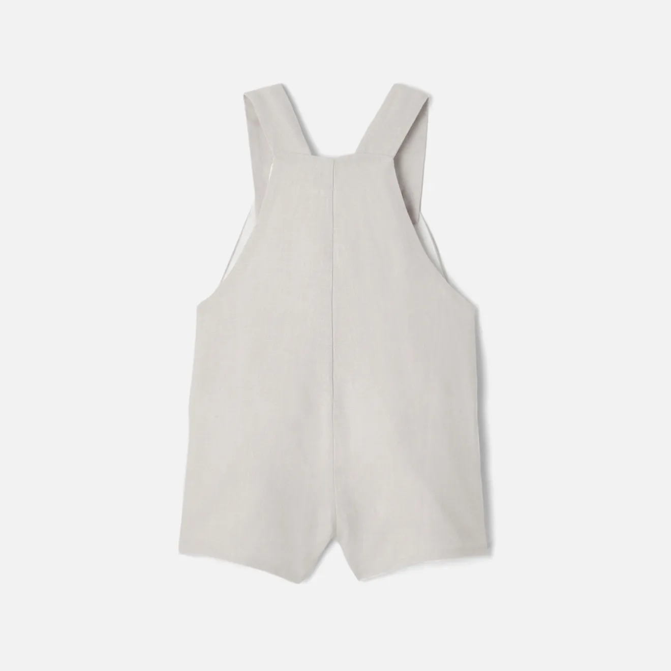 Jacadi Overalls, Latzhosen, Ensembles>Latzhose aus Leinen für Jungen MAUSGRAU