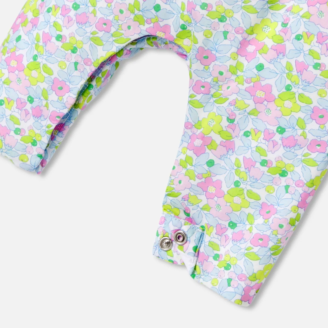 Jacadi Spieler, Latzhosen, Ensembles>Latzhose aus Liberty-Stoff für Baby Mädchen WEISS/MEHRFARBIG