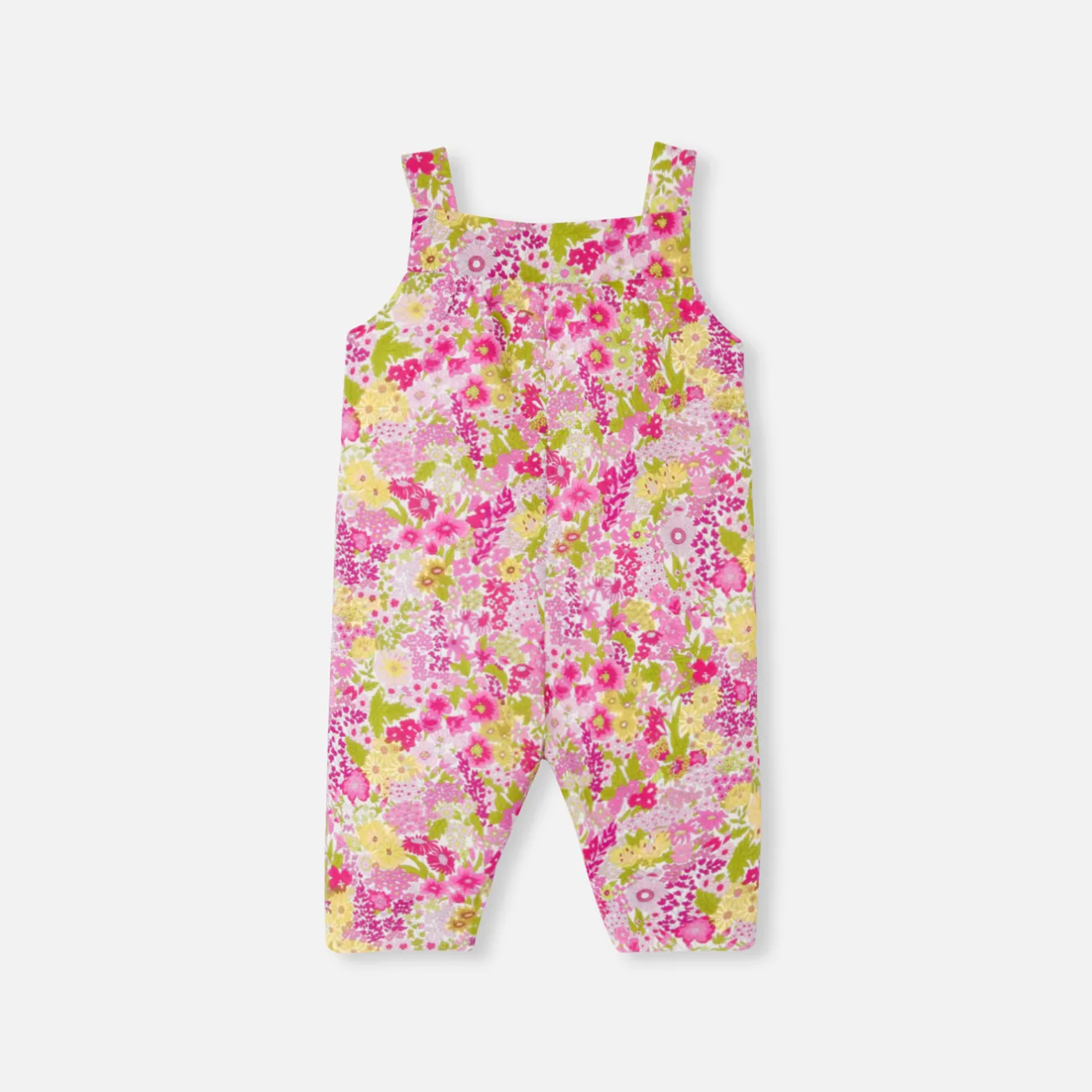 Jacadi Spieler, Latzhosen, Ensembles>Latzhose aus Liberty-Stoff für Baby Mädchen ROSA/MEHRFARBIG