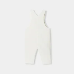 Jacadi Spieler, Latzhosen, Ensembles>Latzhose für Baby Jungen aus Samt WEICHES JACADI WEISS