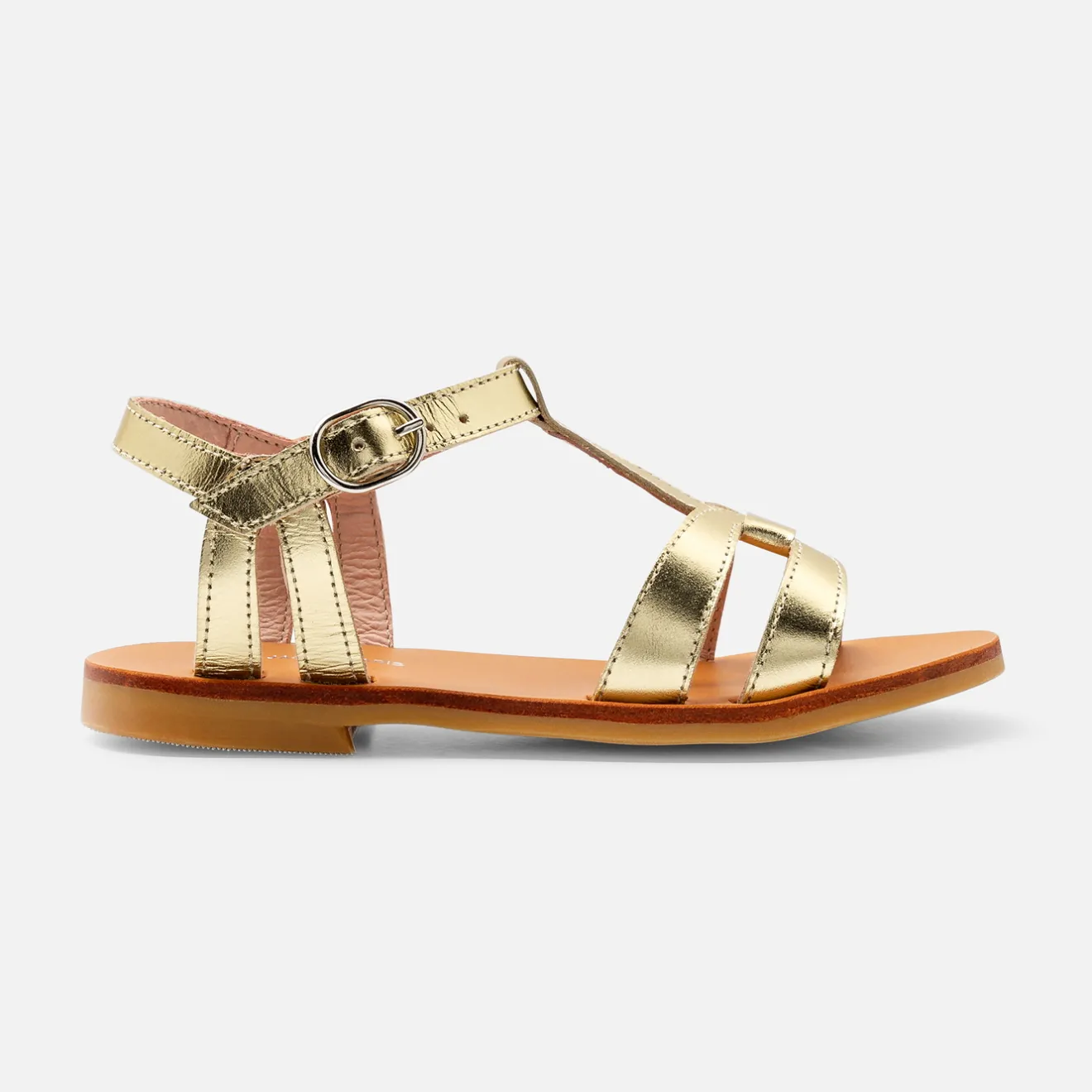 Jacadi Sandalen>Ledersandalen für Mädchen GOLD