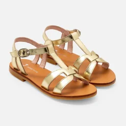 Jacadi Sandalen>Ledersandalen für Mädchen GOLD