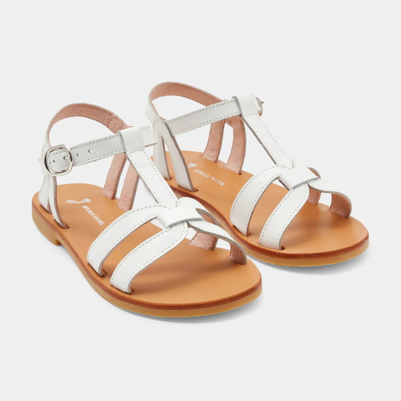 Jacadi Sandalen>Ledersandalen für Mädchen JACADI WEISS