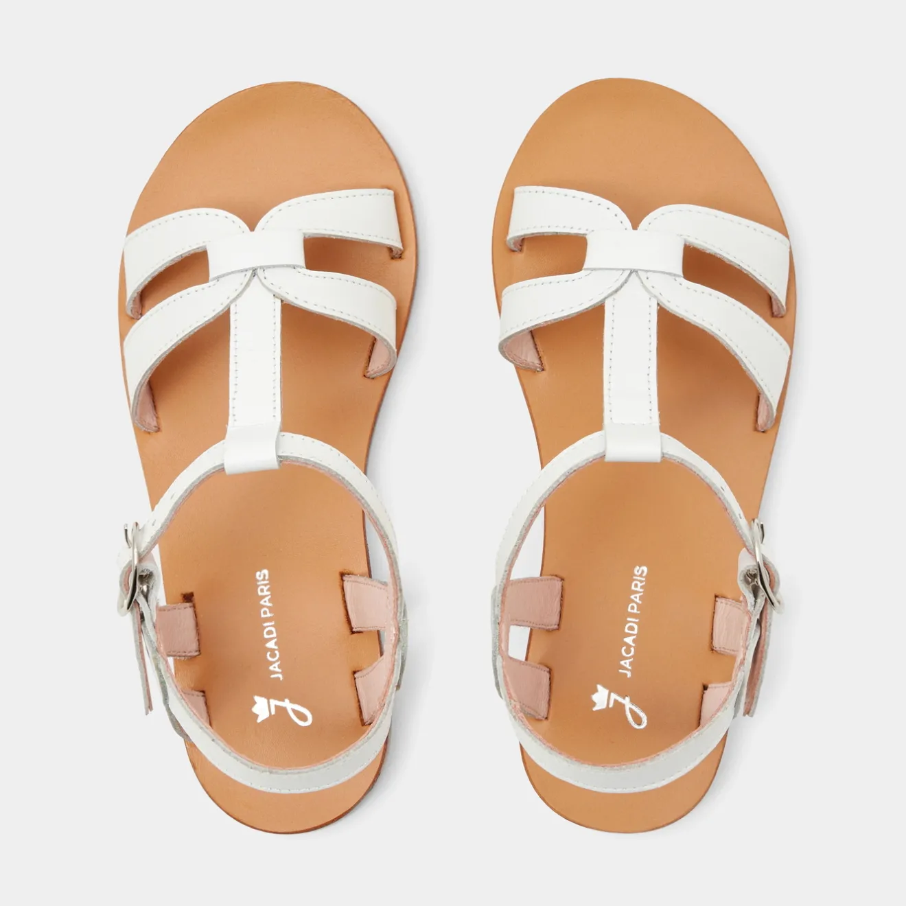 Jacadi Sandalen>Ledersandalen für Mädchen JACADI WEISS