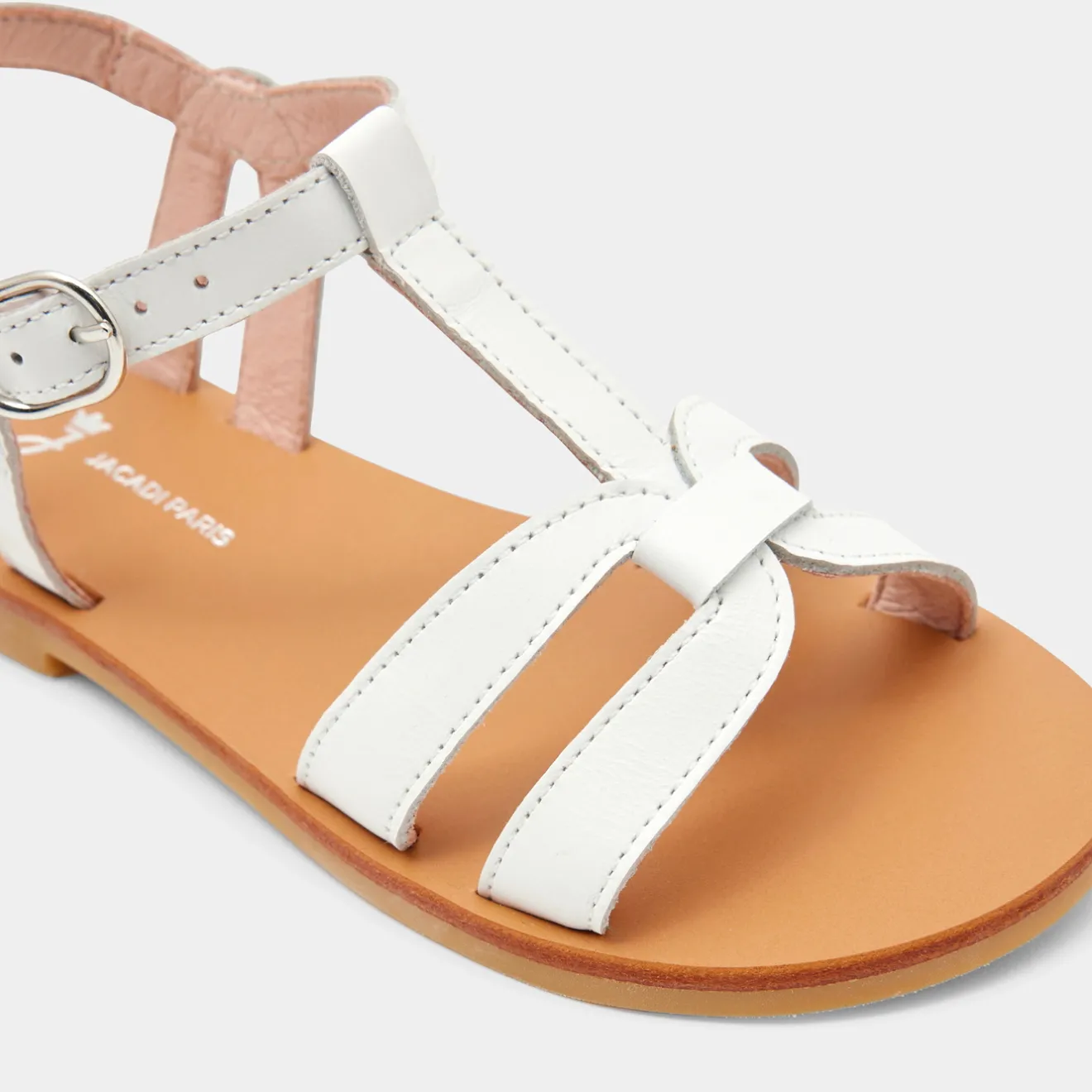 Jacadi Sandalen>Ledersandalen für Mädchen JACADI WEISS