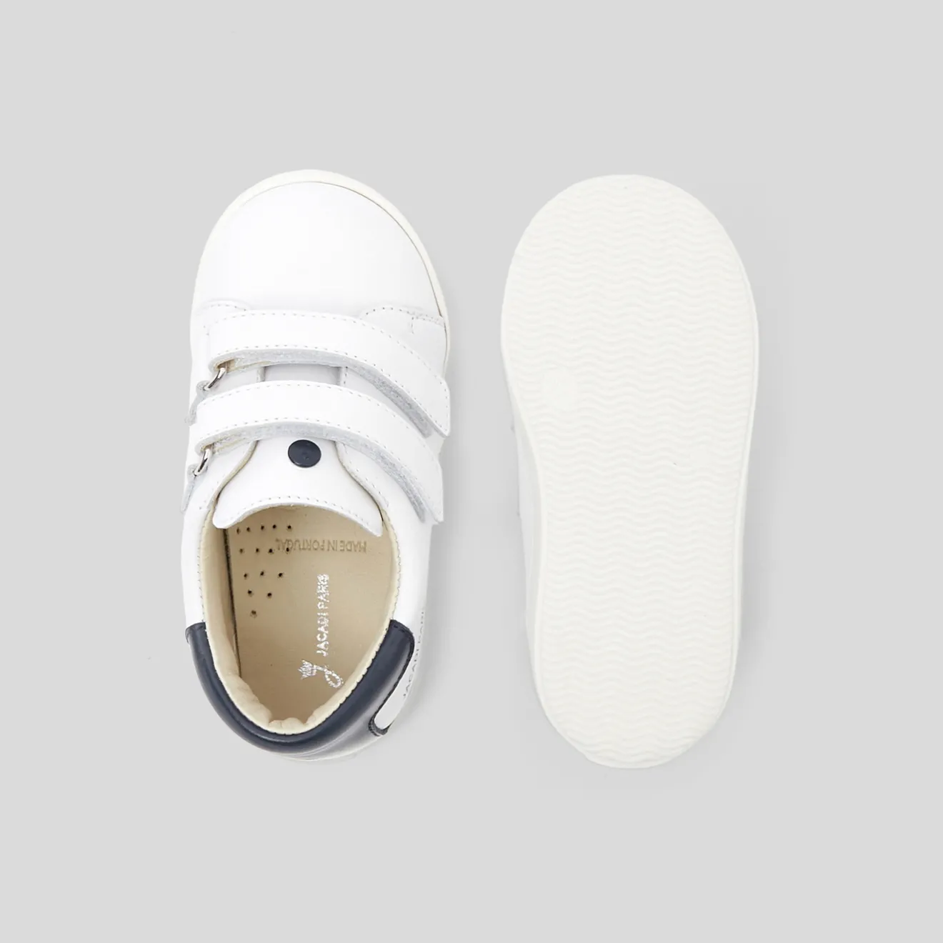 Jacadi Sneakers>Ledersneakers für Jungen JACADI WEISS