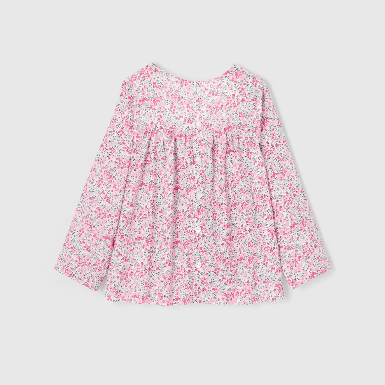 Jacadi Blusen>Liberty x Tohana Bluse - Kleinkind ROSA/GRAU