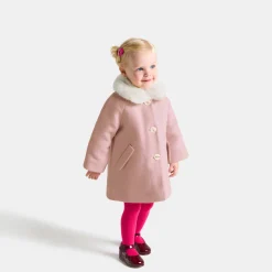 Jacadi Jacken & Mäntel>Mantel aus Wollstoff Kleinkind Mädchen ROSA MELIERT