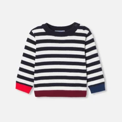 Jacadi Pullover, Sweatshirts, Strickjacken>Matrosenpullover Kleinkind Junge MARINEBLAU/WEISS