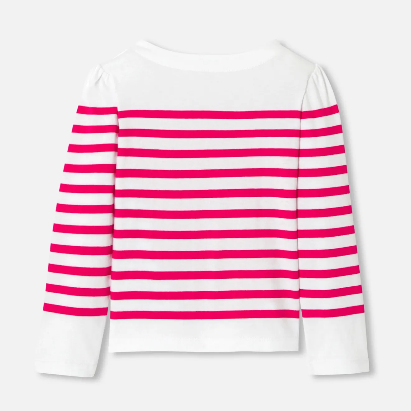 Jacadi T-Shirts, Polos, Langarmshirts>Matrosenshirt für Mädchen WEISS/ROSA