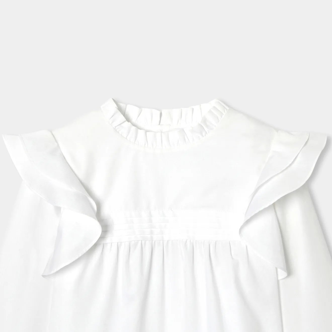 Jacadi Blusen>Mädchenbluse aus Popeline JACADI WEISS