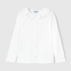 Jacadi Blusen>Mädchenbluse aus Popeline JACADI WEISS