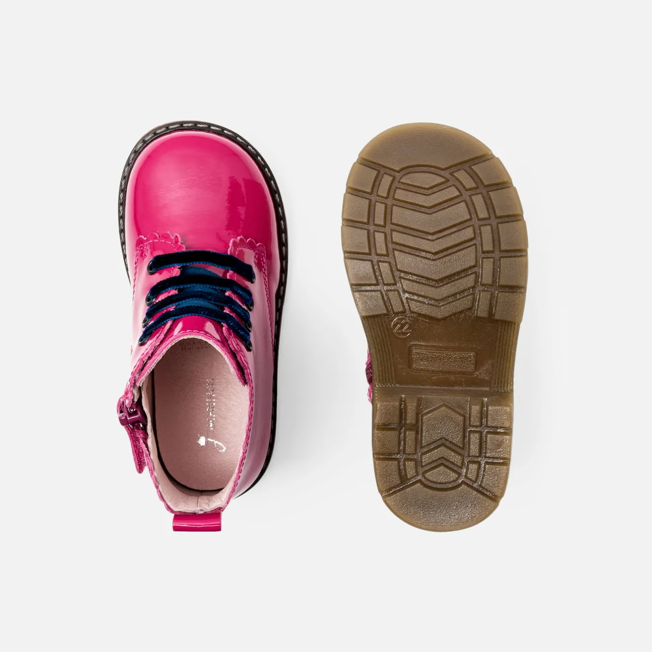 Jacadi Stiefeletten|Schuhe>Mädchen-Booties aus Glattleder FUSCHIA