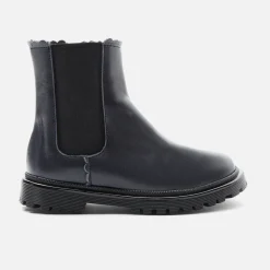 Jacadi Stiefeletten>Mädchen-Chelsea-Boots aus Glattleder MARINEBLAU JACADI