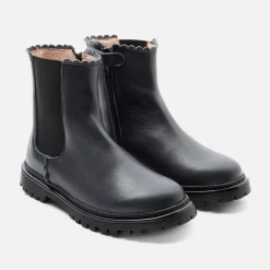 Jacadi Stiefeletten>Mädchen-Chelsea-Boots aus Glattleder MARINEBLAU JACADI