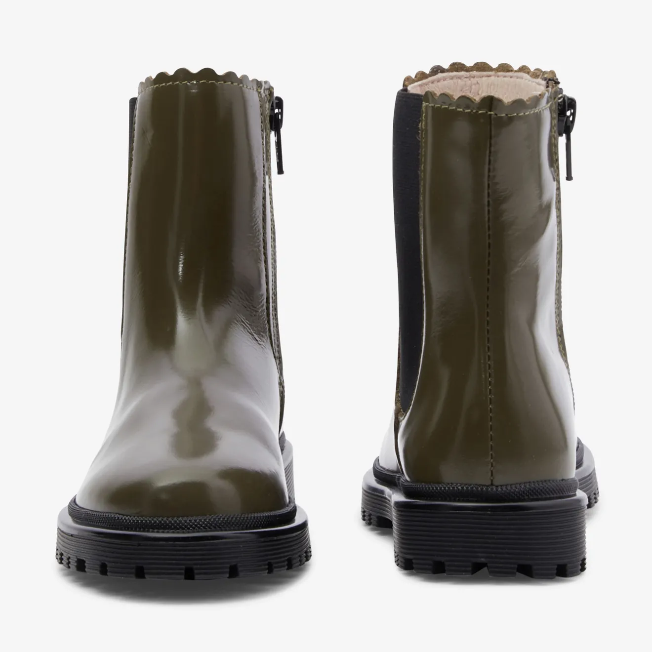 Jacadi Stiefeletten>Mädchen-Chelsea-Boots aus Glattleder KAKI