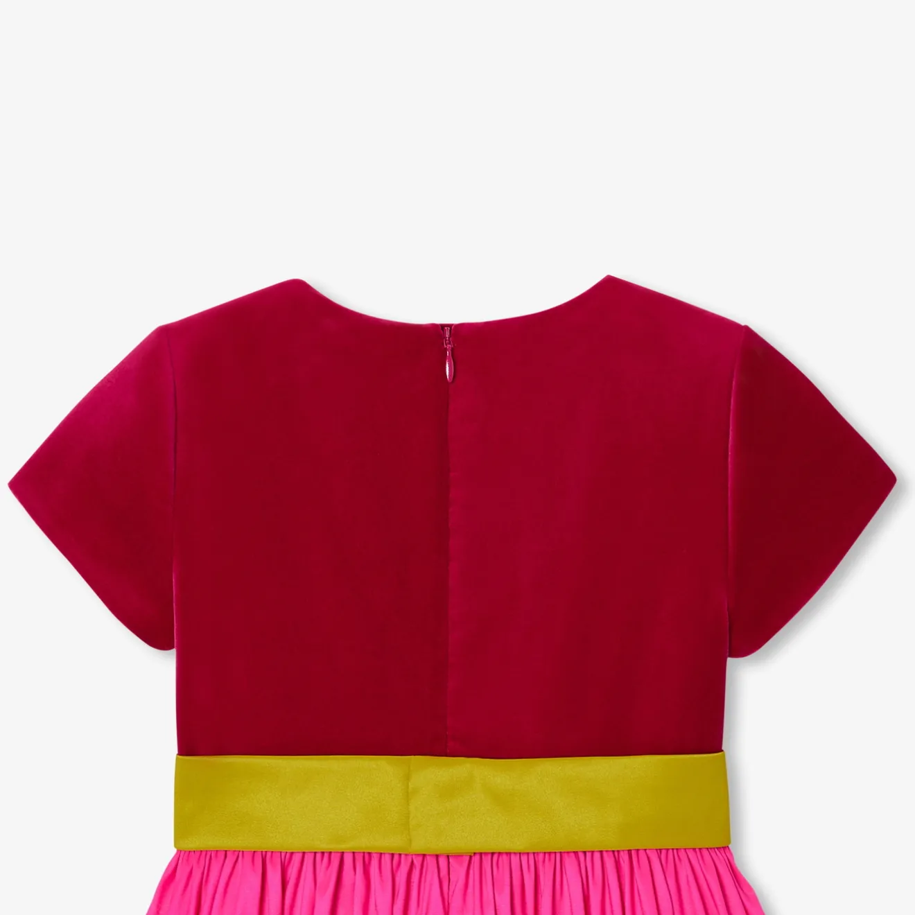 Jacadi Kleider & Röcke>Mädchenkleid im Colorblock-Design ROSA/MEHRFARBIG