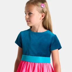Jacadi Kleider & Röcke>Mädchenkleid im Colorblock-Design ROSA/BLAU