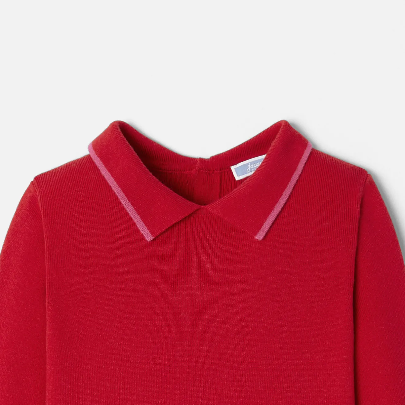 Jacadi Kleider & Röcke>Mädchenkleid mit Ballonärmeln ROT JACADI