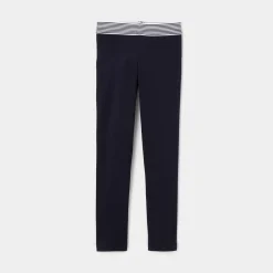Jacadi Hosen Und Leggings>Mädchenleggings aus Baumwollpikee MARINEBLAU JACADI