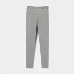 Jacadi Hosen Und Leggings>Mädchenleggings aus Baumwollpikee GRAU MELIERT HELL JACADI