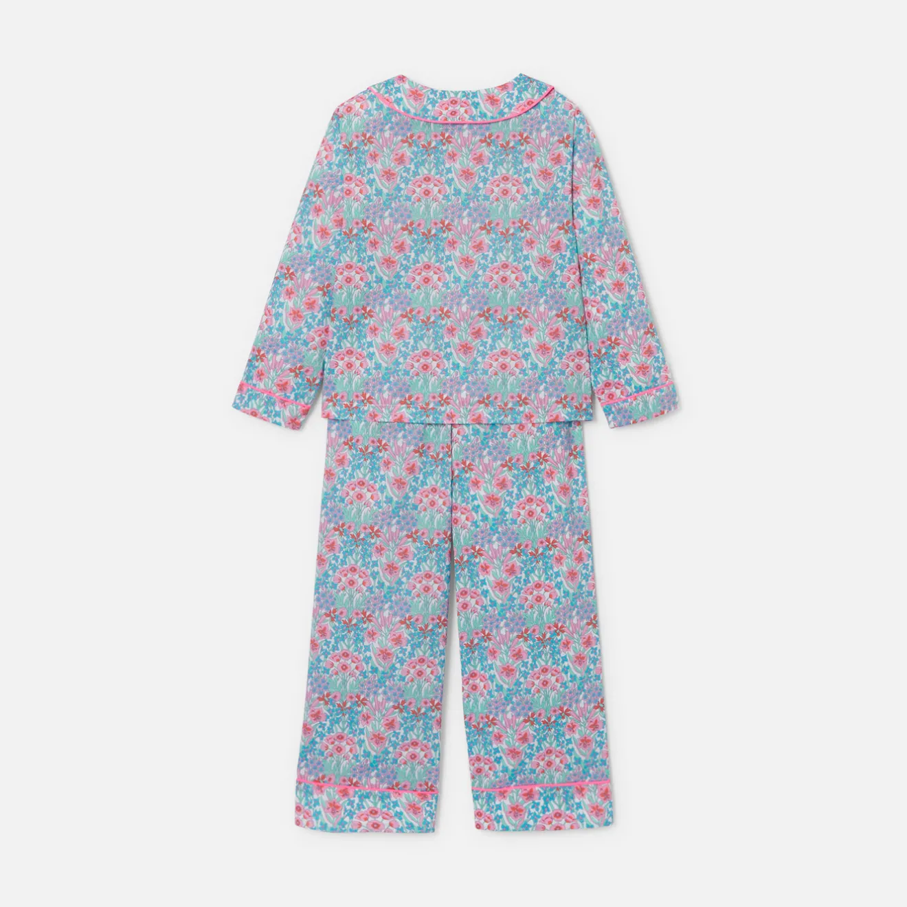 Jacadi Schlafanzüge & Nachthemden>Mädchenpyjama aus Liberty-Stoff BLAU/MEHRFARBIG