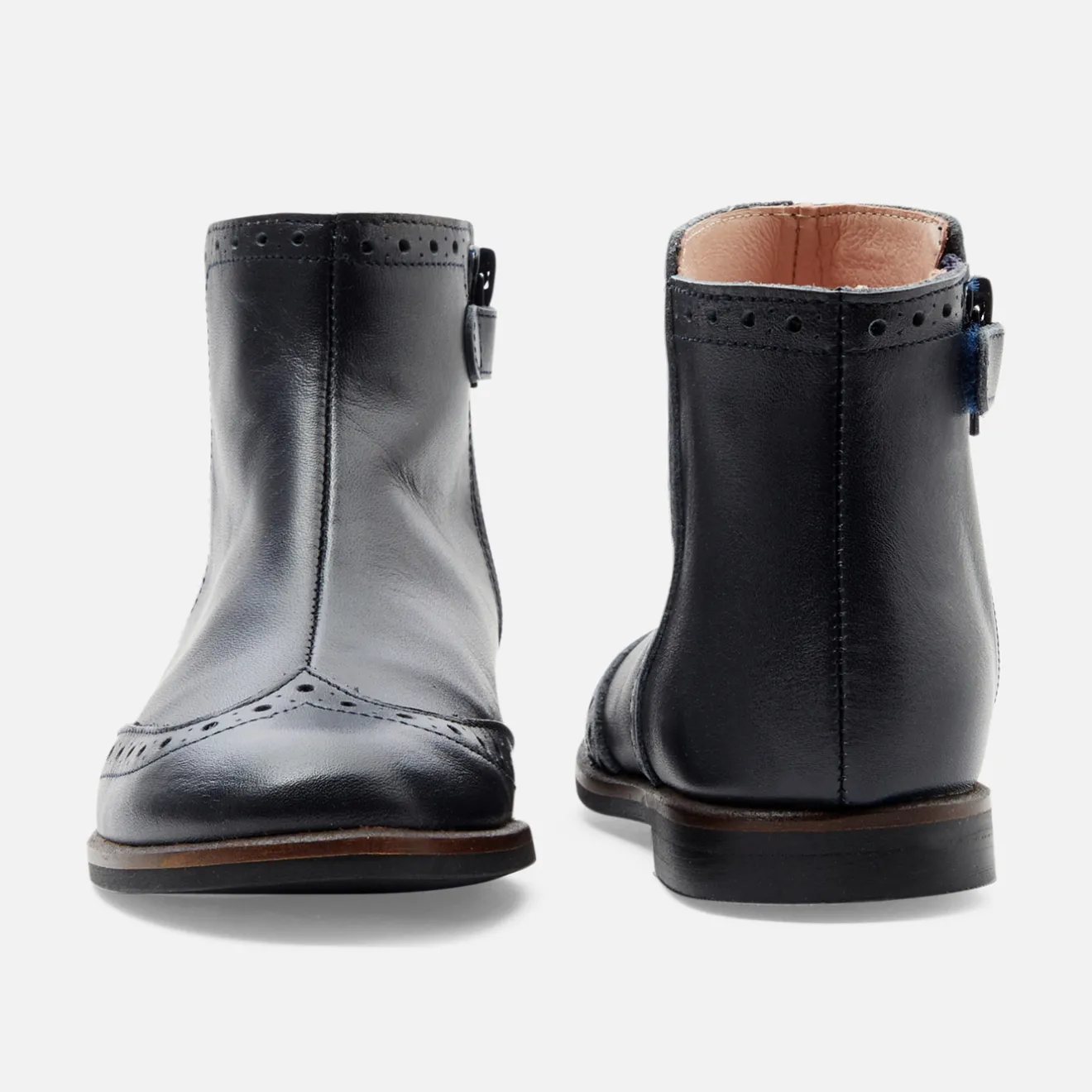 Jacadi Stiefeletten>Mädchen-Stiefel aus Leder MARINEBLAU JACADI