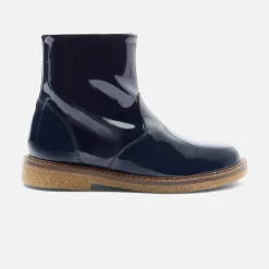 Jacadi Stiefeletten>Mädchen-Stiefeletten aus Leder MARINEBLAU JACADI