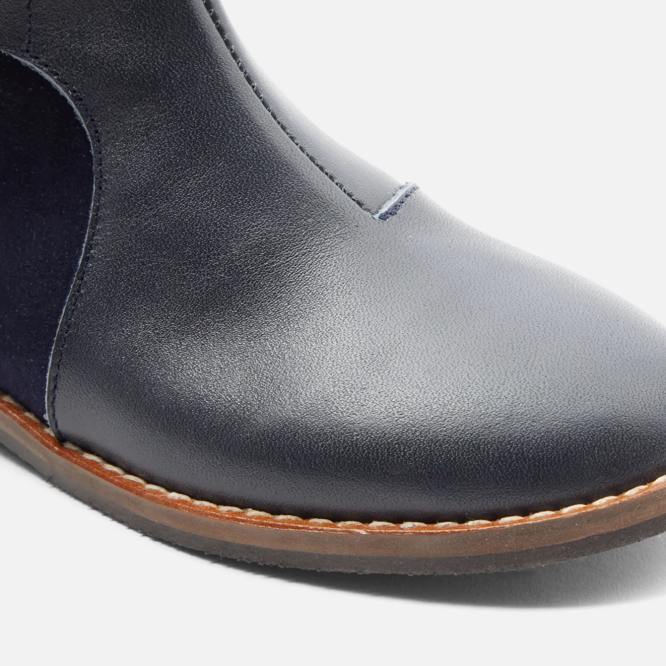 Jacadi Stiefeletten>Mädchen-Stiefeletten aus Leder MARINEBLAU JACADI